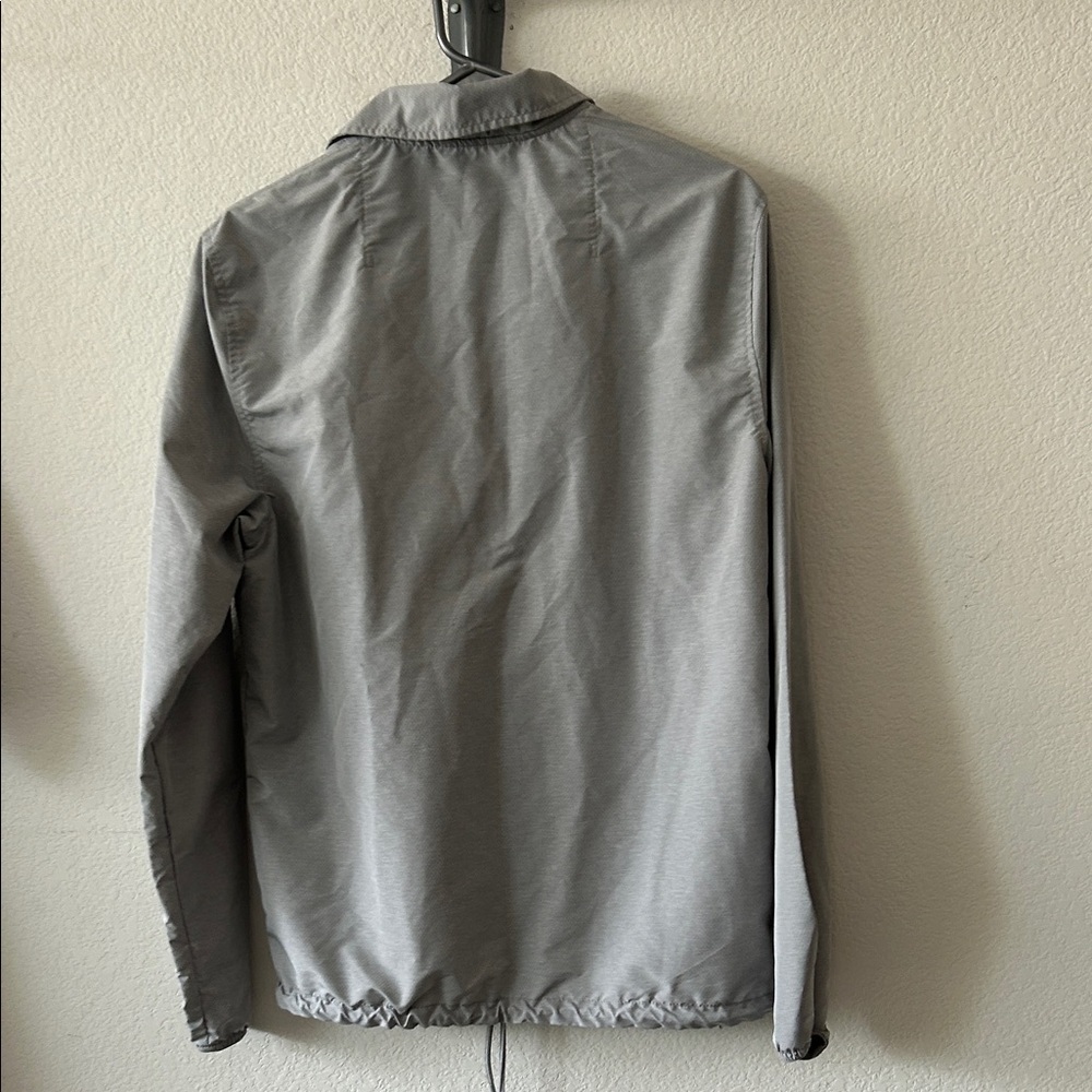 Herschel Supply Company Light Gray Shirt Jacket Windbreaker size S - Picture 5 of 5